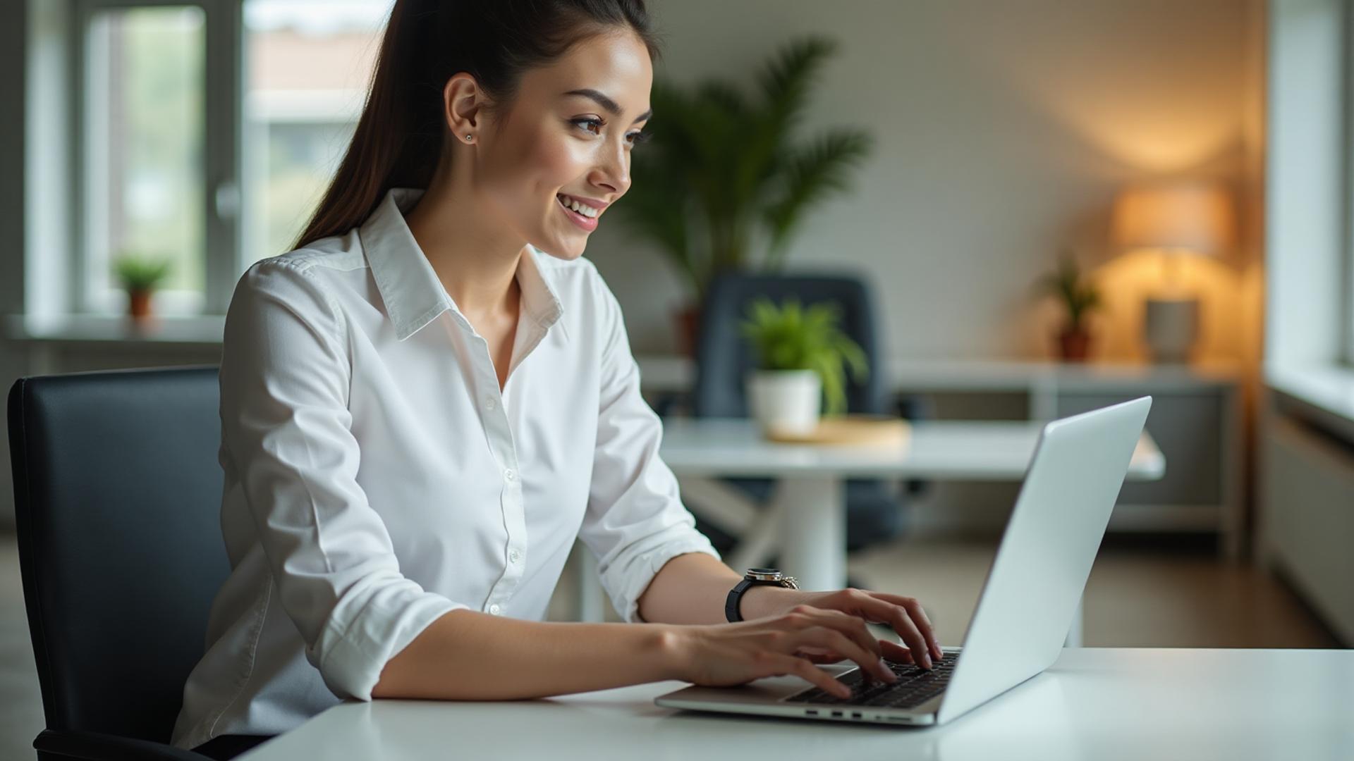 Profesional trabajando en servicios contables