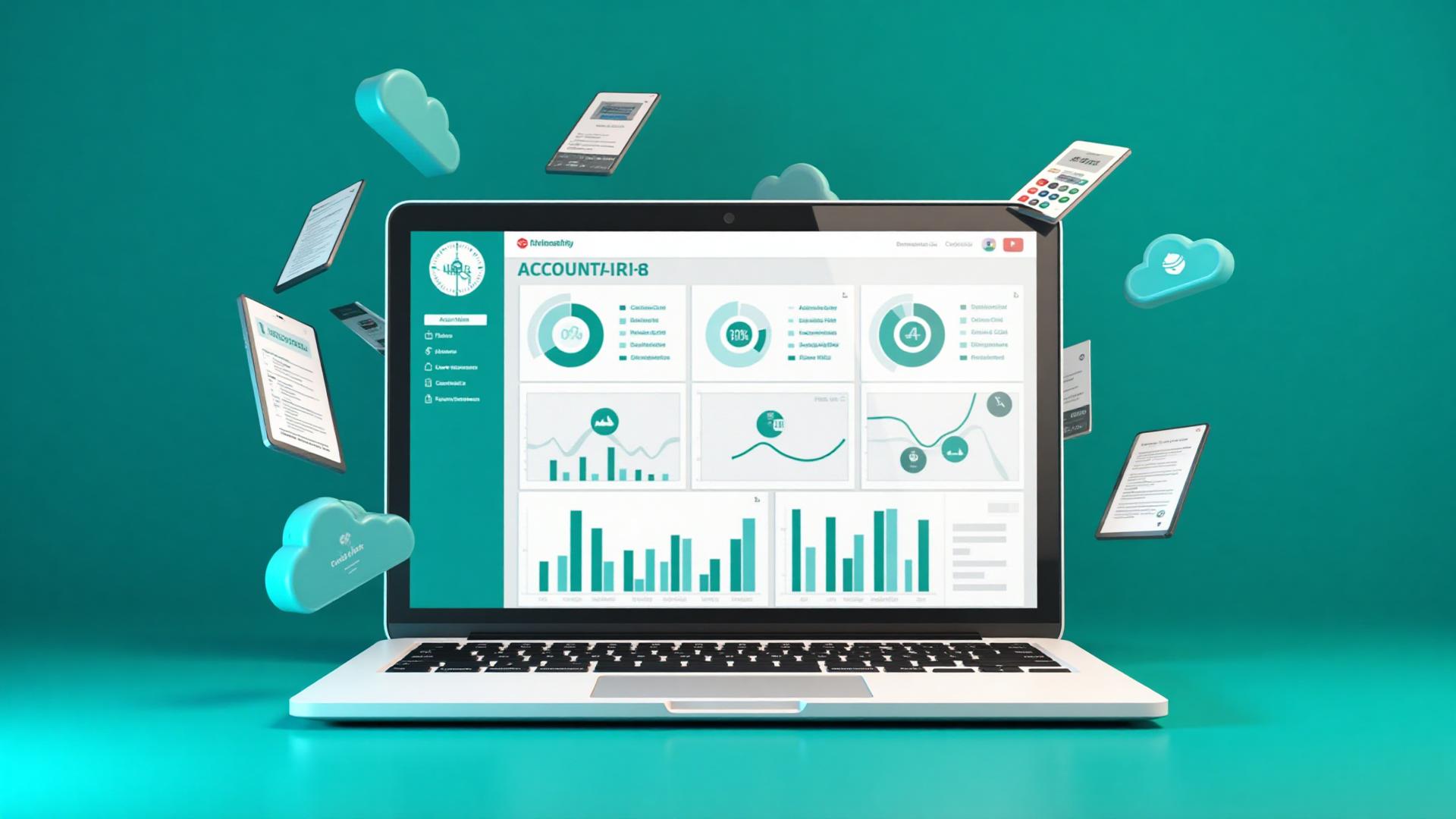 Dashboard de Haz Conta mostrando reportes financieros automatizados